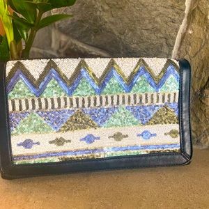 Sequined clutch